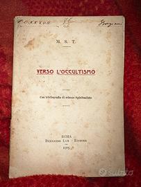 Verso l’occultismo raro libro del 1905