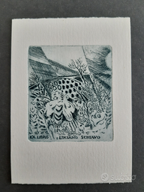 Ex libris Gianni Trevisan per Luciano Schiavo