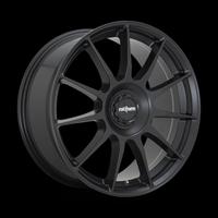 CERCHI ROTIFORM DTM 17" 4X100/108 SATIN BLACK