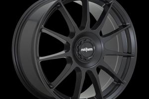 CERCHI ROTIFORM DTM 17" 4X100/108 SATIN BLACK