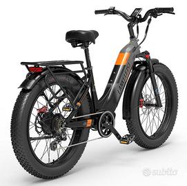 Nuova! Ebike Trekking con ruote 26” gomme FAT