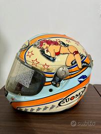 Casco Moto Suomy Gunwind Pin Up Vintage Tg S