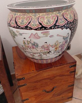 Grande vaso cinese decorativo in porcellana – 41 c