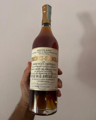 Bottiglia da collezione distillato brandy