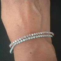 Bracciale tennis argento