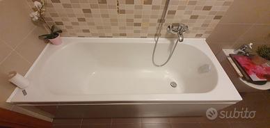 Vasca da bagno in resina 170x70 completa di telaio