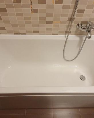 Vasca da bagno in resina 170x70 completa di telaio