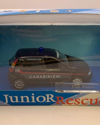 Modellino auto fiat punto carabinieri cararama