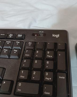 Tastiera e mouse Logi wireless