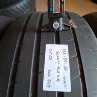 4 PNEUMATICI SEMINUOVI 235/55/18 100V GOODYEAR DOT