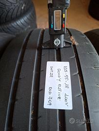 4 PNEUMATICI SEMINUOVI 235/55/18 100V GOODYEAR DOT