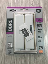 Crucial Pro RAM DDR5 64GB (2x 32GB ) 6400MHz CL40