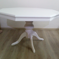 Tavolo shabby chic antico bianco