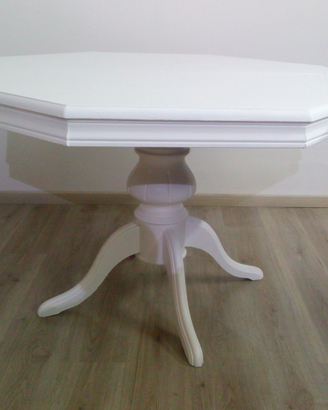 Tavolo shabby chic antico bianco