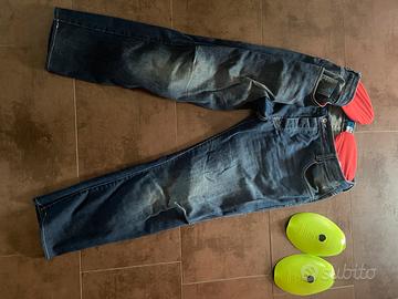 Jeans uomo moto con protezioni tg. 50 ita - Abbigliamento e Accessori In  vendita a Trieste