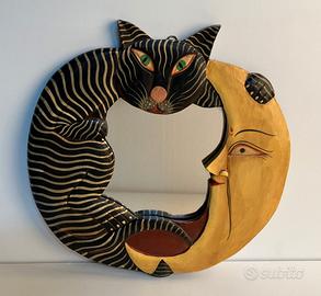 SPECCHIO IL GATTO E LA LUNA