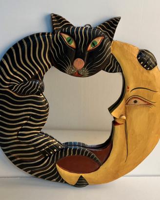 SPECCHIO IL GATTO E LA LUNA