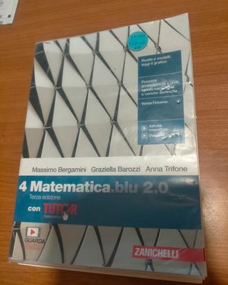 Libro liceo: 4 matematica blu 2.0