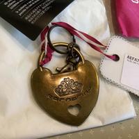 Fornarina Charm borsa portachiavi cuore lucchetto