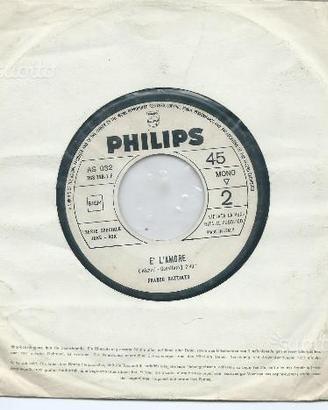 45 giri 1968 Franco Battiato