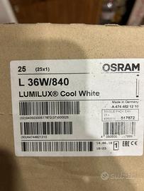 Stock di 25 lampade neon OSRAM mod. L36 W/840