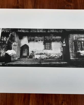 Fotografia bianco nero Infrarosso Dolomiti Corvara
