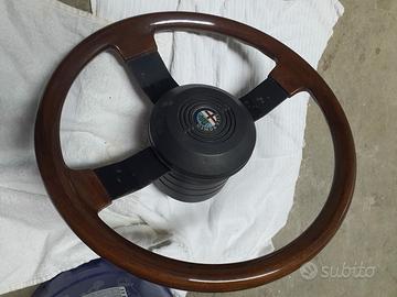 alfa Romeo volante legno anni 70/80 -asi-