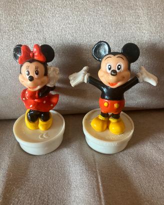 Coppia MINNIE E TOPOLINO NESTLÈ tappi smarties