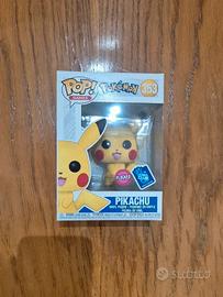 Funko Pop Pokemon - Pikachu 353 Flocked+Exclusive