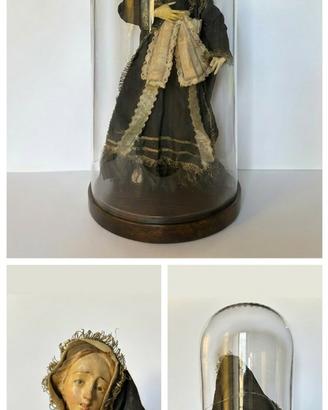 Statua Madonna Addolorata dell'800 Arte Sacra