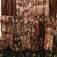 Gonna patchwork con pizzo sangallo tg. S