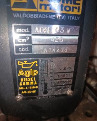 Acme motori mod. adn 43w cm3 426 Cod.  A14208