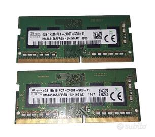 RAM DDR4 8Gb (2x4Gb) SODIMM 2666Mhz  Kingston