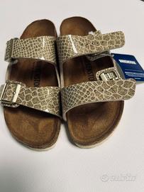 Ciabatte Arizona Birkenstock n.36 colore beige
