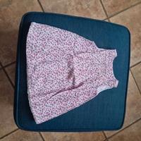 Vestito Chicco fantasia provenzale velluto, 9 mesi