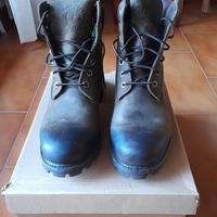 TIMBERLAND VERDE OLIVA PELLE 9 43