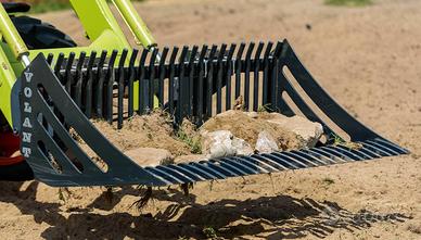 Benna spietratrice per sassi