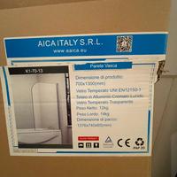Vetro doccia sopravasca 70x130
