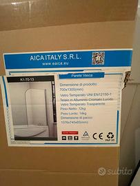 Vetro doccia sopravasca 70x130