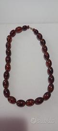 Collana Art decò in vera bachelite 