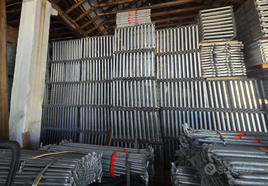 Ponteggio zincato mai usato 30 euro mq completo