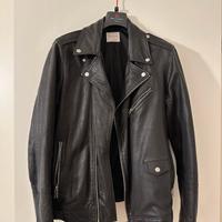 Giacca in pelle uomo stile chiodo