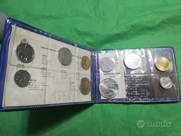 divisionale San Marino 1989 con 1000 argento 