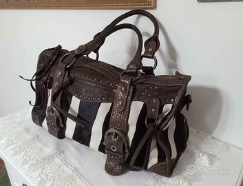 Borsa Braccialini originale in vera pelle e cavall