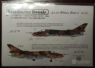 AEROMASTER DECALS - 72-127 - Su-22 Fitters part 2