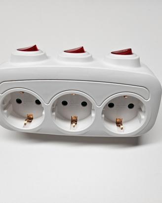 Multipresa da Parete 3 in 1