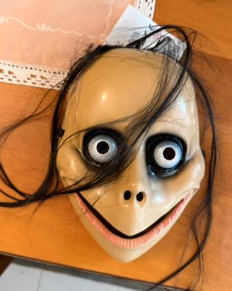 Maschera halloween Momo horror 😱💀