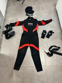 Muta da sub Mares donna 5mm - taglia S + accessori