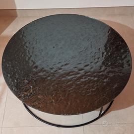 Tavolino IAGO con struttura in metallo verniciato