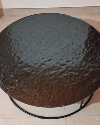 Tavolino IAGO con struttura in metallo verniciato